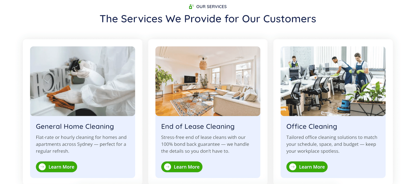 Portfolio cleaning company 3rd part