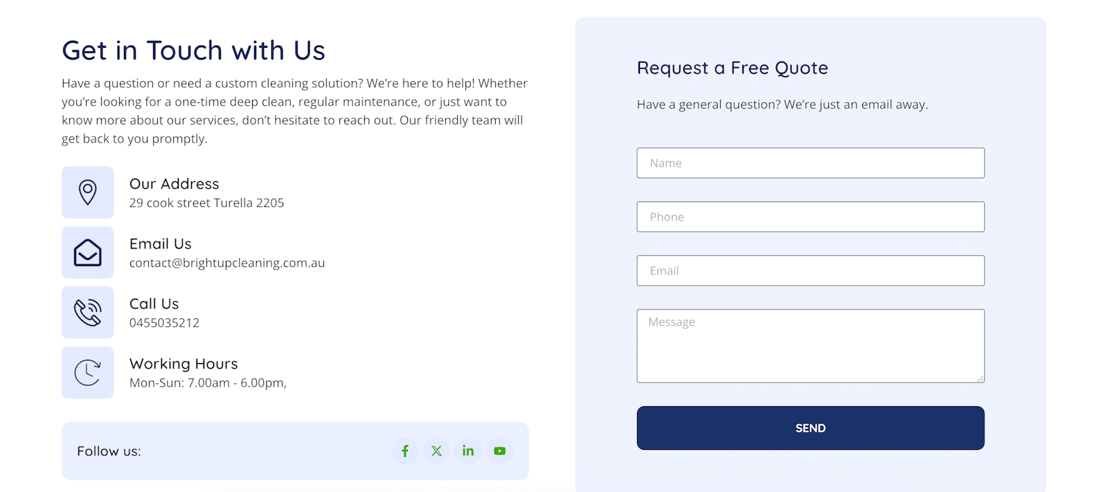 Portfolio cleaning company 9th part
