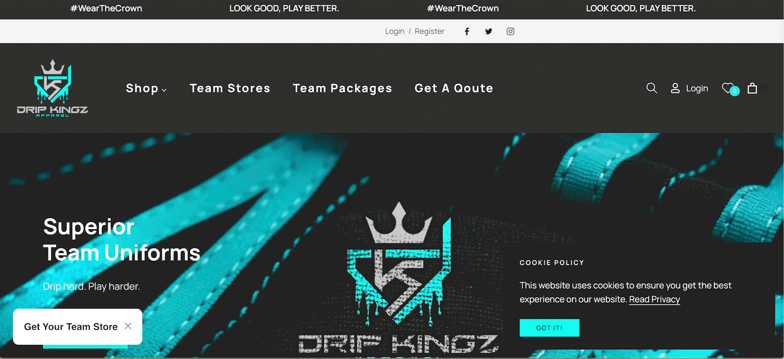 Portfolio Fashion & E-Commerce website part 2