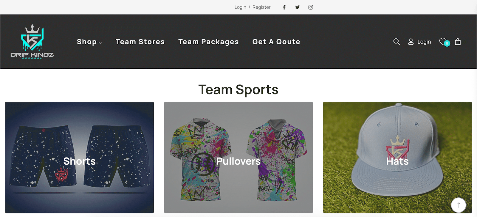 Portfolio Fashion & E-Commerce website part 3