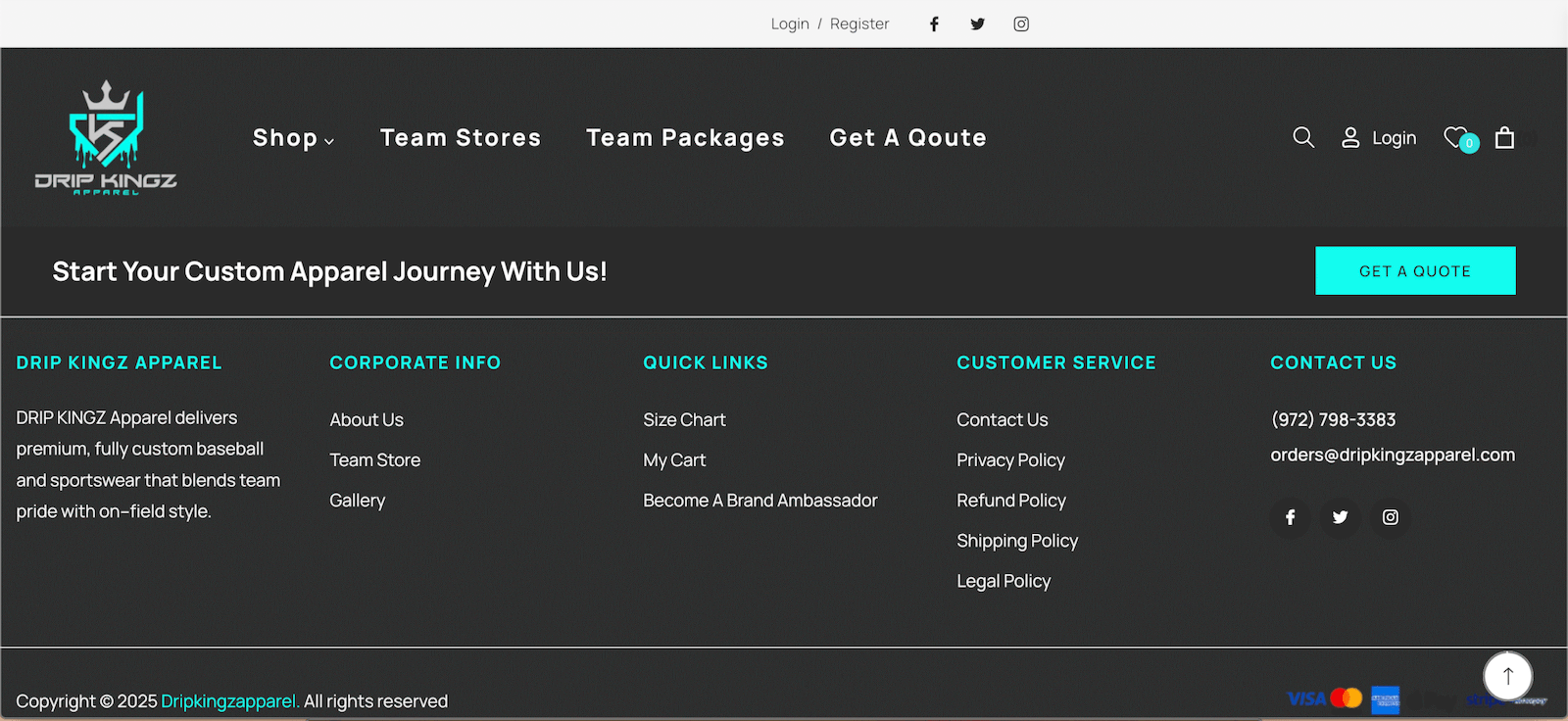 Portfolio Fashion & E-Commerce website part 5