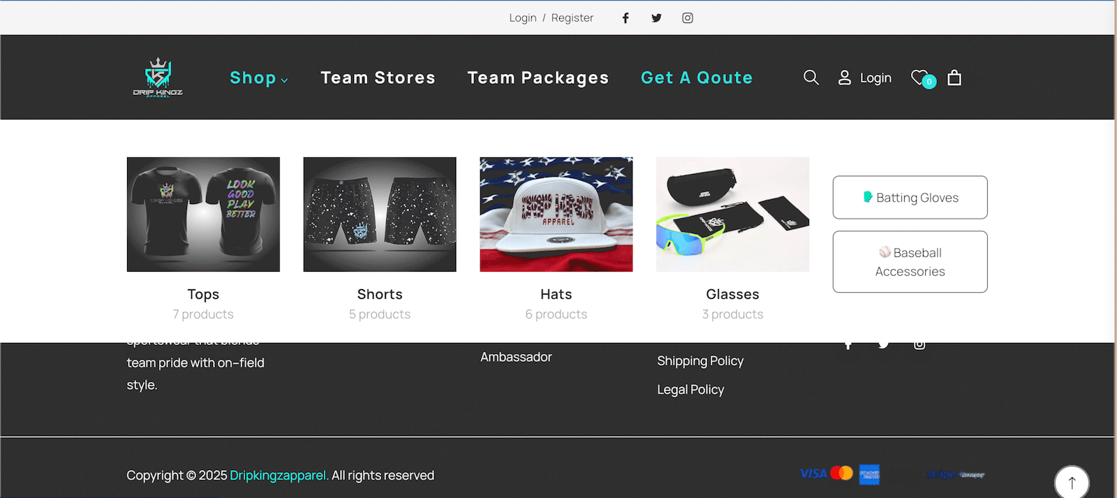 Portfolio Fashion & E-Commerce website part 9