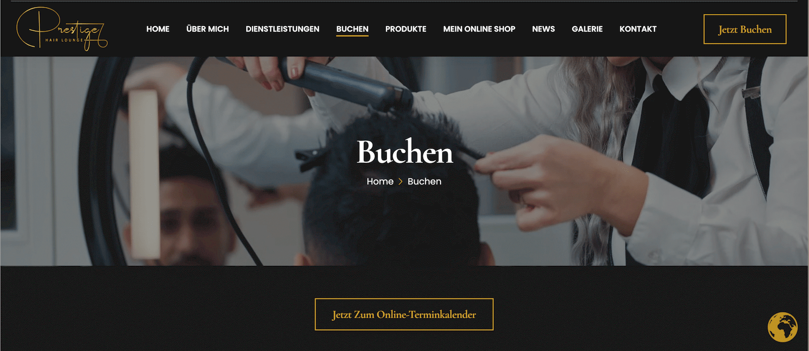 Portfolio Hair salon website part 11
