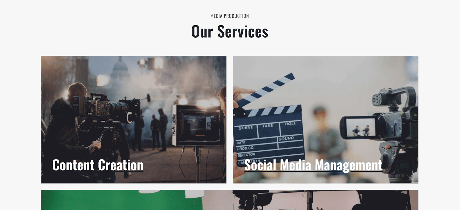Portfolio Agape Mission Media website part 2