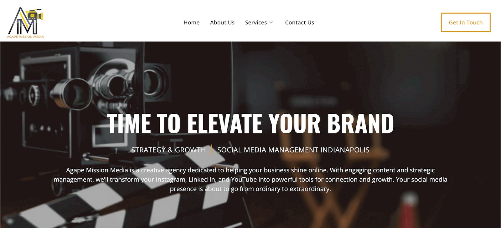 Portfolio Agape Mission Media website part 7